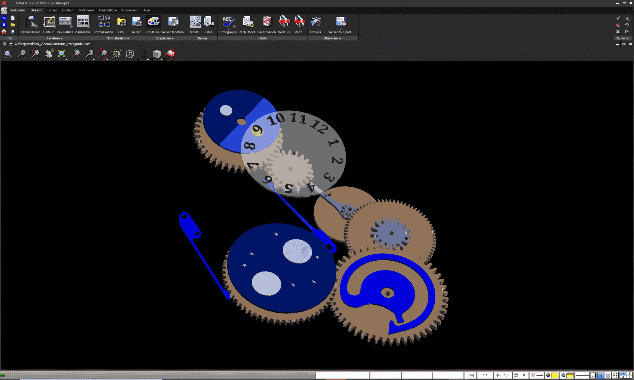 Software Sword Tell - Watch mechanism