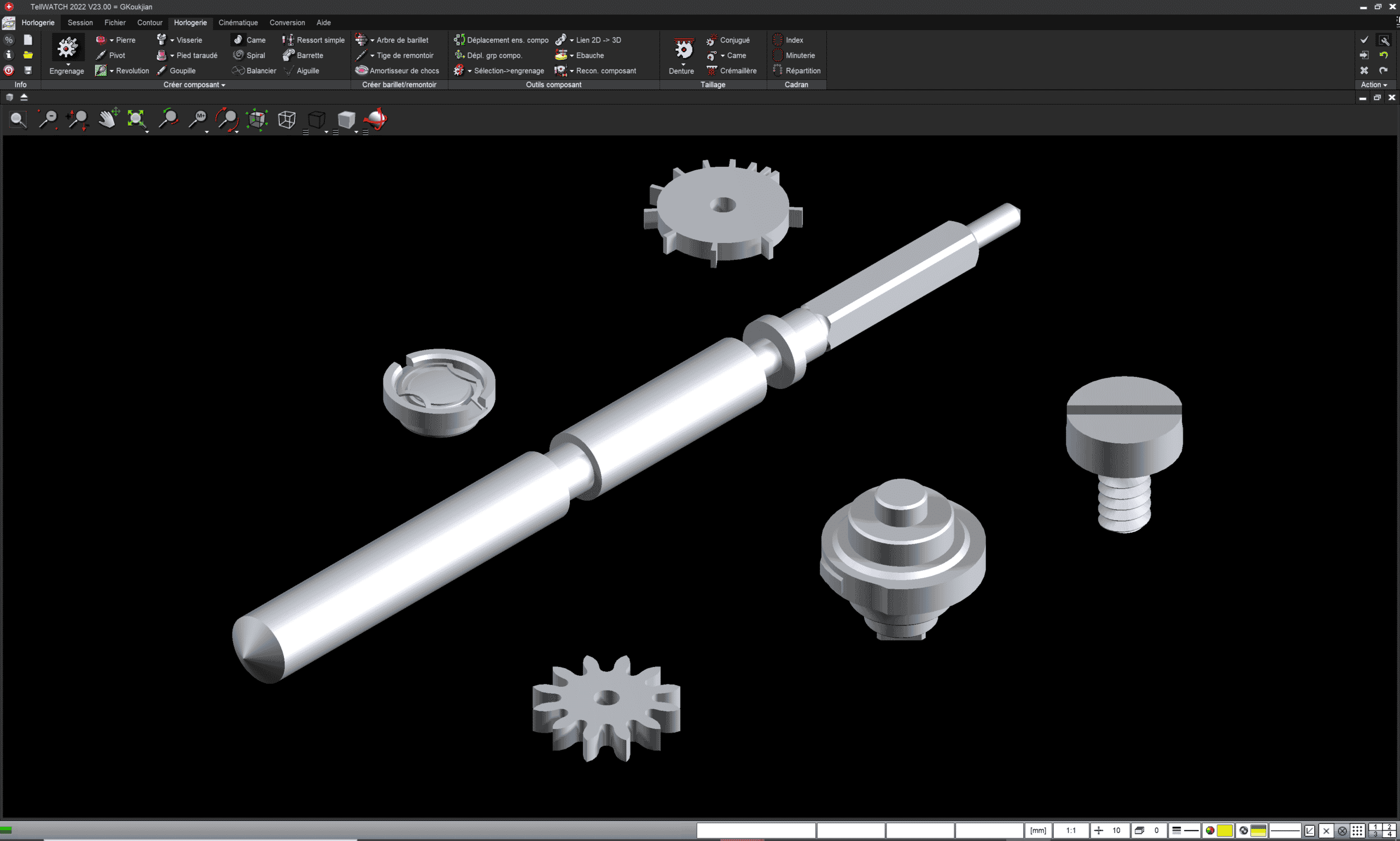 Software Sword Tell - Watch mechanism