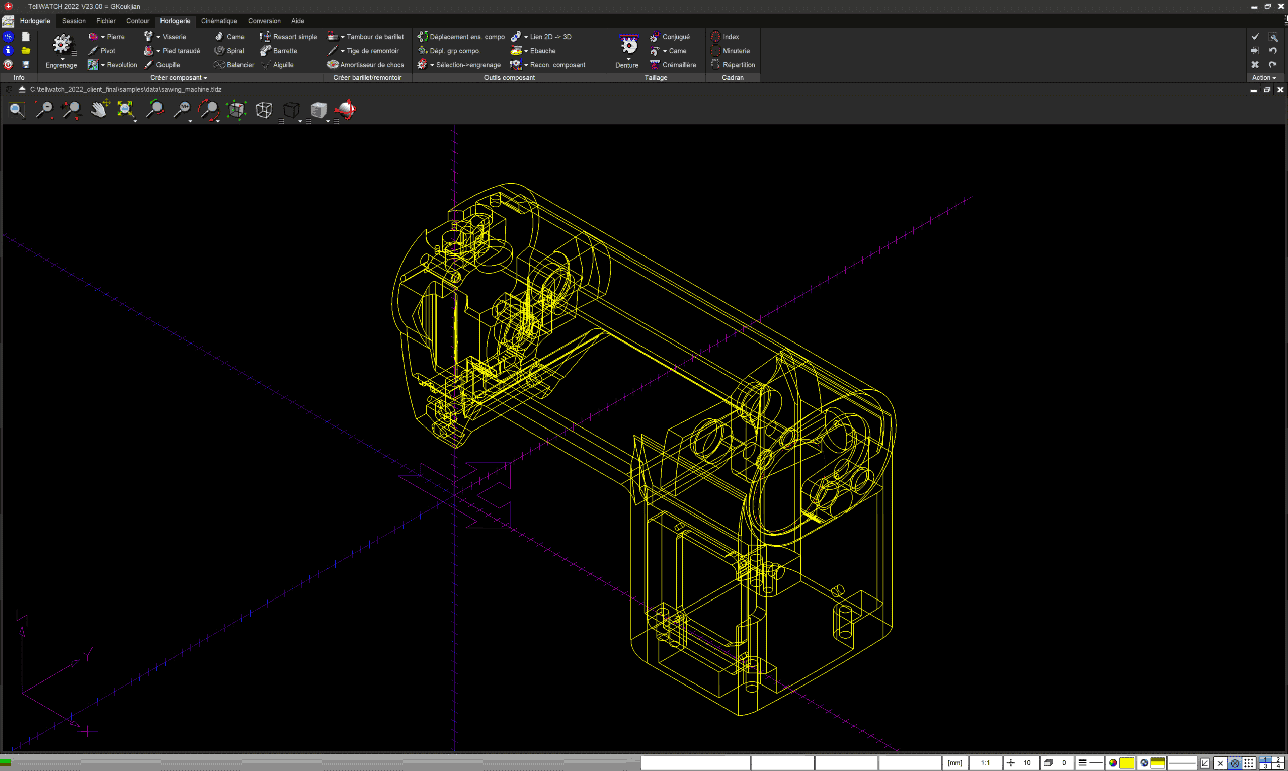 Software Sword Tell - Watch mechanism